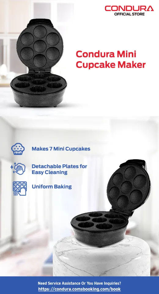 Get the Condura Mini Donut Maker and Condura Mini Cupcake Maker