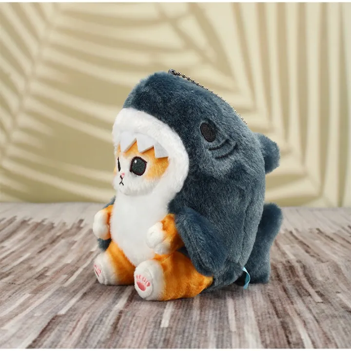 yohei-รูปแมวฉลามน่ารัก-ตุ๊กตาฉลาม-ตุ๊กตาผ้า-ของเล่นสําหรับเด็ก-น่ารักมาก
