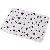 Baby changing mat-black star-34*45cm