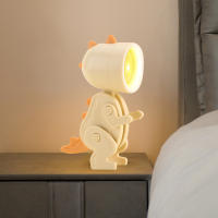 Mini Cute Light LED Nightlight Folding with Ears Dog Deer Dinosaur Flower Night Light Home Desktop Ornament Table Lamp