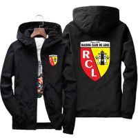 เสื้อฮู้ดเลนส์ Rc ของสโมสรยุโรปแจ็คเก็ตแฟชั่นฤดูใบไม้ผลิและในฤดูใบไม้ร่วงผู้ชายเลนส์ Rc แจ็คเก็ตมีซิปเสื้อกันลมฮาราจูกุสตรีทแวร์