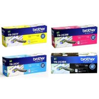 Vo หมึกสี -- Toner Original BROTHER TN-263 BK-C-M-Y #ตลับสี  #หมึกปริ้นเตอร์  #หมึกสีเครื่องปริ้น