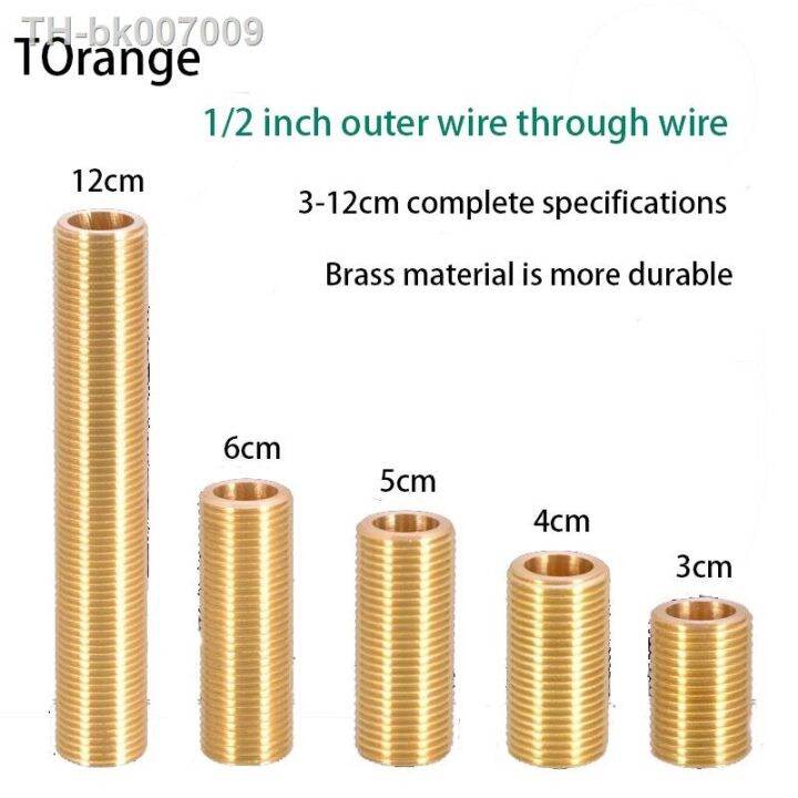Pipes 1/2 inch throughwire pipe joint full copper double outer wire 3