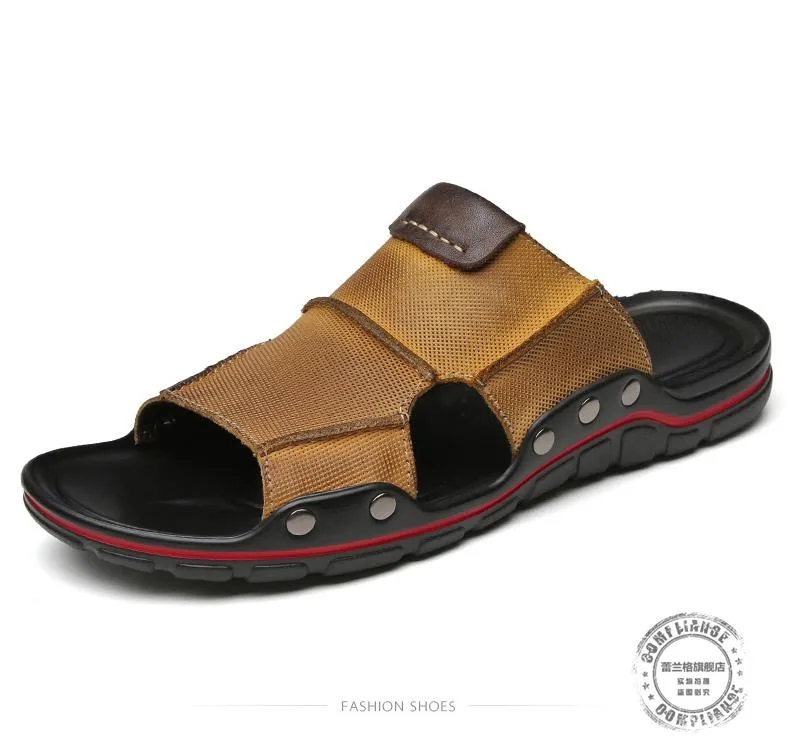 Men's open toe slippers Clearance