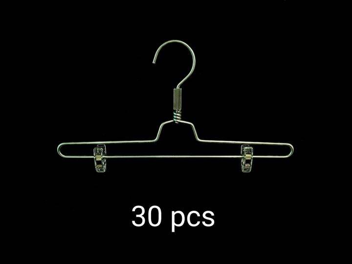 Natural Color Aluminium Clothing panty skirt Hangers 30 pcs Lazada