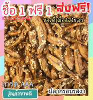 ส่งฟรี? "ซื้อ 1 ฟรี 1" ปลากรอบรสงา [พร้อมทาน] เกรด AAA ของดีเมืองสงขลา ผลิตใหม่ตลอด ( 500 กรัม แถมฟรี 100 กรัม) ทำจากปลาทะเล สด ใหม่ สะอาด การันตีความอร่อย ปลากรอบ3รส ปลา3รส ปลากรอบเคลือบงา ปลากรอบ รสดั้งเดิม ปลากรอบสมุนไพร ปลาอบกรอบ 3รส ปลาฉิ้งฉ้างสมุน