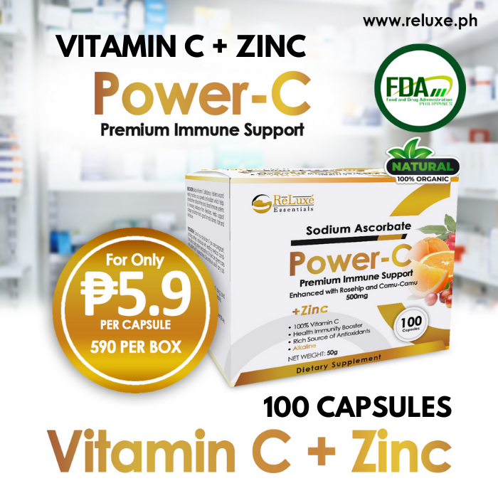 VITAMIN C plus ZINC SODIUM ASCORBATE WITH ZINC 500 mg Power C Vitamin C