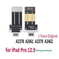 สำหรับ Ipad Pro อะไหล่เดิม12.9 “12.9รุ่น5Rd A2378 A2461 A2379 A2462ชาร์จพอร์ตสายตัวเชื่อมต่อแบบแท่นยืดหยุ่น