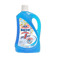 โปรถูก! มาจิคลีน น้ำยาถูพื้น กลิ่นสะอาดยามเช้า สีฟ้า 900 มล. Magiclean Floor Cleaner Morning Clean Smell 900 ml อุปกรณ์ภายในบ้านราคาถูก เก็บเงินปลายทางได้