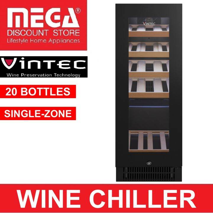 VINTEC VWS020SBAX 20 BOTTLE WINE CHILLER Lazada Singapore