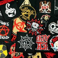 PUNK ROCK BAND Iron-On Patches Clothe Embroidery Applique Sewing Supplies Decorative Badges Classic Nostalgia Music Popular Haberdashery