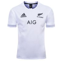 New Zealand All Blacks Rugby  jersey 2019-2020 Second football shirt ชุดฟุตบอลผู้ชาย เสื้อทีมสโมสรฟุตบอลต่างชาติ เสื้อฟุตบอล ชุดฟุตบอล