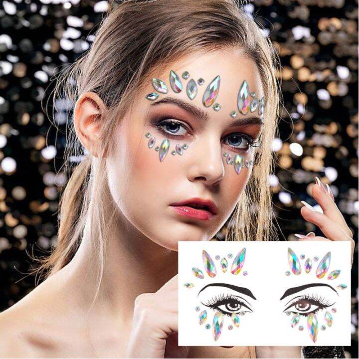 【CW】 Show Face Sticker Acrylic Temporary Female Fake on Chest | Lazada PH