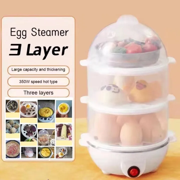 3Layer Electric Egg Steamer Household Siomai Electric Steamer Electric