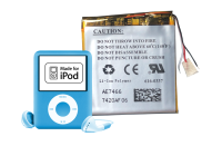 แบตเตอรี่ iPod nano 3th 3.7V 400mAh