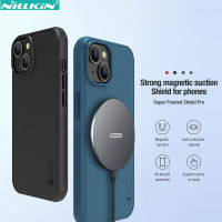 Nillkin Matte Magsafe Case สำหรับ iPhone 15 14 Plus 14 Pro Max 13 กันกระแทก Hard PC ฝาหลัง Super Frosted Shield Pro เคสโทรศัพท์แม่เหล็ก