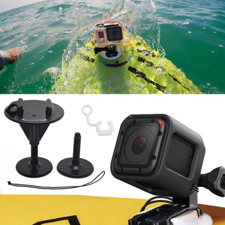 ชุดคลื่นโต้คลื่นตัวล็อกแบบผูกกล้องกีฬาสำหรับ-gopro-hero-8-7-6-5-4-xiaomi-yi-sj5000