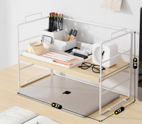 Bookshelf office simple desk cabinet desktop arrangement and storage iron art shelf student creative small bookshelf