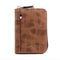 Mens Wallet Made Of Leather Wax Oil Skin Purse For Men Coin Purse Short Male Card Holder Wallets Zipper Around Money Coin Purse