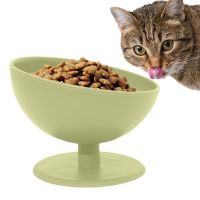 Elevated Cat Bowls Tilted Raised Feeding Bowls For Cats Reasonable Height Water Feeder Large Mouth Design Comfortable Bowl For