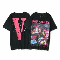 เสื้อยืดคุณภาพดี เสื้อยืดวินเทจเสื้อยืดคอกลม พิมพ์ลาย Pop Smoke Vlone King Of New York สไตล์วินเทจ ของขวัญวันเกิด สําหรับผู้ชาย xs-3xlS-5