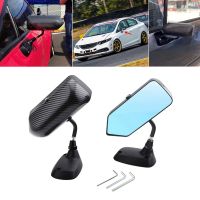 Car Universal Tuning Mirror F1 Aluminum Base Carbon Fiber Rearview Blue Mirror Tuning Mirror