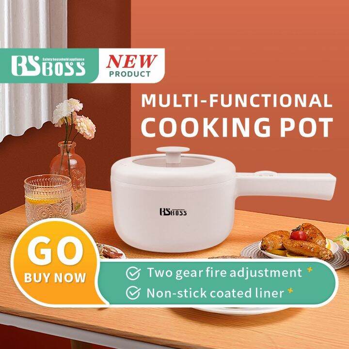 BSBOSS Multi Cooker Non Stick Ceramic Coating Mini Electric Multi