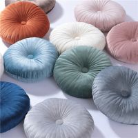 【CW】 Pleated Round Floor Cushion Pouf   Bedroom - 40x40cm Aliexpress