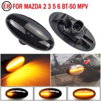 2pcs Dynamic LED Side Marker Light Signal Blinker For Mazda 3 (BL) 2009 2013 Sequential Turn Signal Indicator Light