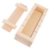Sushi Mold Rice Maker Press Box Making Oshizushi Kit Wood Set Molds Wooden Tools Rectangular Musubi Roll Molder Cake Mould