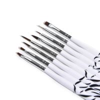 8 Pcs Nail Art Brushes Manicure Tool Set Dotting Pen Nail Liner Brushes for Lines Nail Drawing Painting Pen For Nail Design Artist Brushes Tools