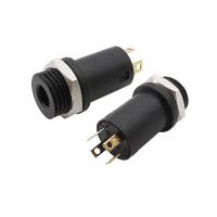 2/5/10Pcs 3.5mm 4-Pins Female Stereo Headphone Jack Panel Mount Nut Connector Audio Video Vertical Socket Gold-plated PJ-31640