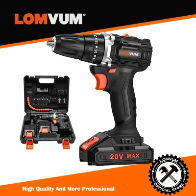 ดูภาพ LOMVUM BRUSHLESS 20V Max แบตเตอรี่กระแสไฟฟ้าตรงไฟฟ้าไร้สายสว่านกระแทก38 NM แรงบิดสูง EU PLUG ชิ้นส่วนไขควง24 PCS ดอกสว่าน เพิ่มเติม LOMVUM BRUSHLESS 20V Max แบตเตอรี่กระแสไฟฟ้าตรงไฟฟ้าไร้สายสว่านกระแทก38 NM แรงบิดสูง EU PLUG ชิ้นส่วนไขควง24 PCS ดอกสว่าน