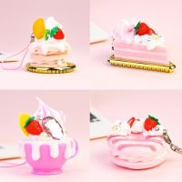 【VV】 Food Keychain Holder Car Couple Ornaments Student