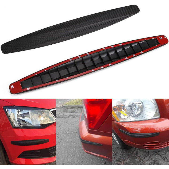 Universal Car Bumper Guard Strip 2Pcs Bumper Edge Guard Strip Anti