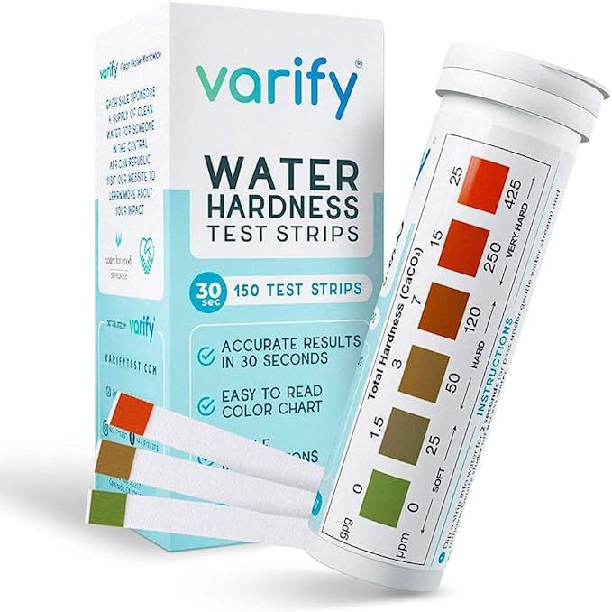 Varify Premium Water Hardness Test Strips Accurate Result Easy To Read