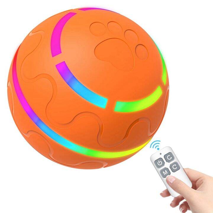 Motion activated shop ball for dogs