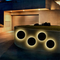 LED Outdoor Waterproof Wall Light Round LED Garden Wall Lamp Aisle Light Exterior Wall Balcony Corridor Aluminum Lighting NR-23