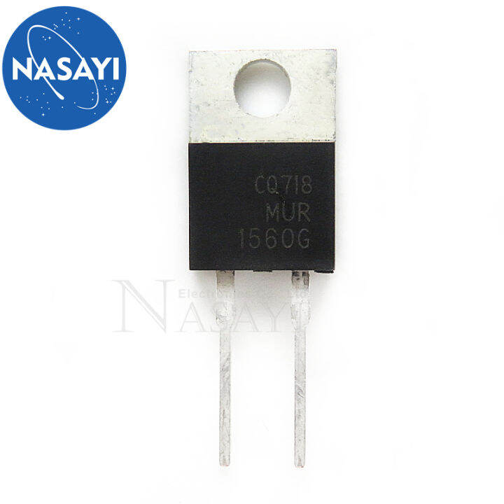 50pcs ON Semiconductor MUR1560G – 15A 600V UltraFast Rectifier Diode (TO-220)