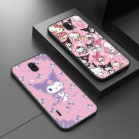 Kuromi เคส Nokia C1 Black Silicone เคสโทรศัพท์ 2022 ต้นฉบับการออกแบบใหม่สำหรับ boy and girl กล้องป้องกันเต็มรูปแบบ Soft ซิลิโคนกันกระแทก Cover