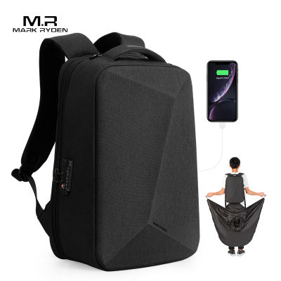 TOP☆Mark Ryden NEW Anti-thief TSA Lock Men Backpack Waterproof Raincoat 15.6 inch Laptop Bag Man Travel Bag