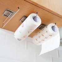 【cw】Kitchen Bathroom Toilet Paper Storage Holder Roll Paper Rack Towel Holder Stand Storage Rack Toilet Paper Organizer Shelf Gadget