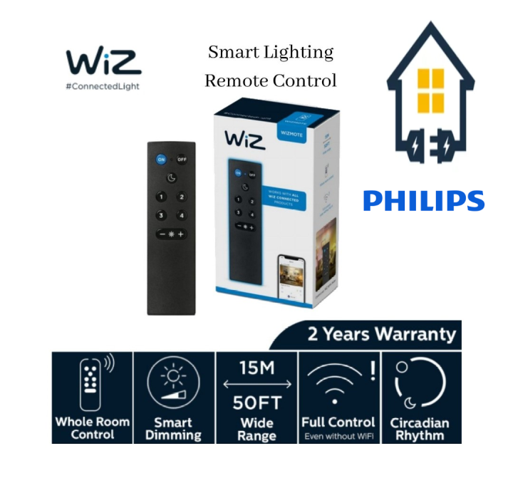 Philips WiZ Smart Lighting Remote Control Lazada