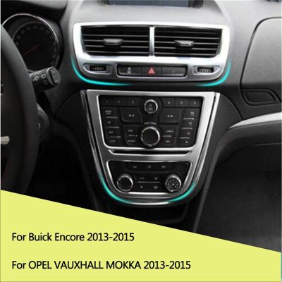 Car Accessories Center Dashboard Air Conditioning Outlet Air Vent Decoration Frame For Buick Encore OPEL VAUXHALL MOKKA 2013-15