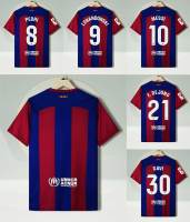 S-3XL 23 24 Adult Home SOCCER JERSEYS BarCELonaS 2023 2024 LEWANDOWSKI#9 Football Uniform PEDRI#8  GAVI#30 R.ARAUJO O.DEMBELE F.DEJONG T-shirt Football Jerseys