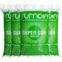 4 ถุง ดินออร์แกนิค 420 SUPER SOIL ถุงสีเขียว ขนาด 3 กิโล / 1.8 แกลลอน (7 ลิตร) / Tumdin