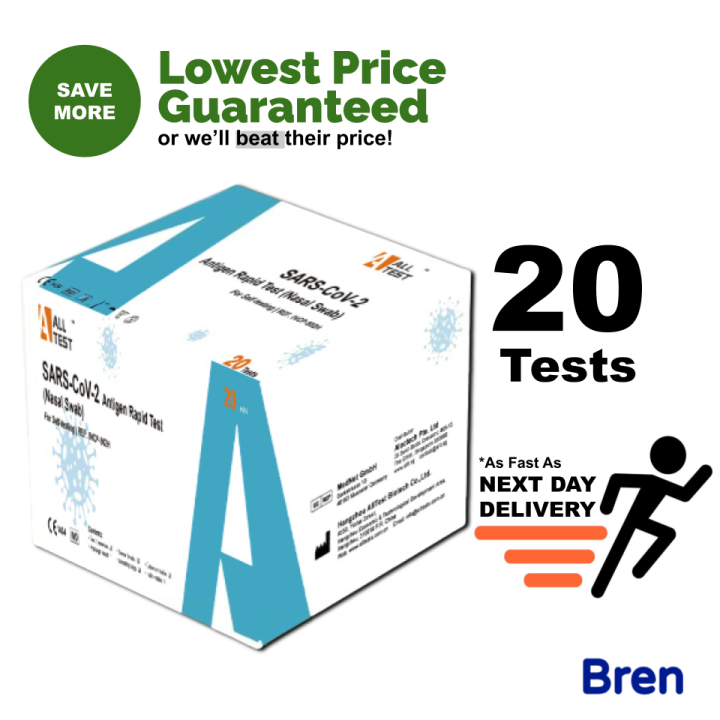 (Cheapest Guaranteed!) ALLTEST COVID19 ART Antigen Rapid Test Kit (20