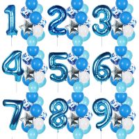 ความคิดสร้างสรรค์12ชิ้นเด็กวันเกิด BalloonsLatexNumber ลูกโป่งงานเลี้ยงวันเกิด Decoration1 2 3 4 5 6 7 8 9 10ปี