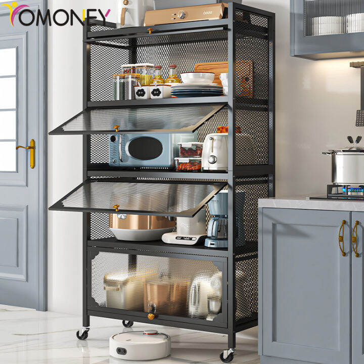 Kitchen Rack Microwave Rack Kitchen Dapur Organizer Narrow Space Rack