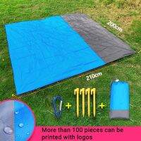 Portable Pocket Picnic Waterproof Beach Mat Sandproof Blanket Camping Outdoor Picknick Tent Folding Cover For BBQ Hiking Sleeping Pads